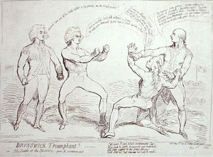 Brunswick Trionfante! pubblicato da J. Aitken nel 1789 da English School