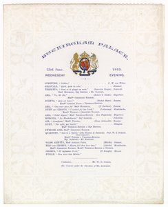 Concerto a Buckingham Palace, 23 giugno 1869