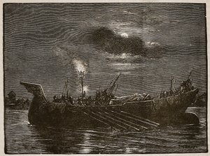 Sepoltura del re Enrico, illustrazione da Cassells Illustrated History of England da English School