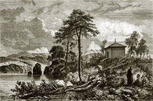 Tempio buriato sul lago Ikeugun, Mongolia da English School