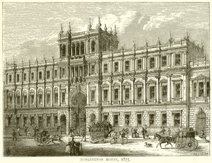 Burlington House, 1875 da English School
