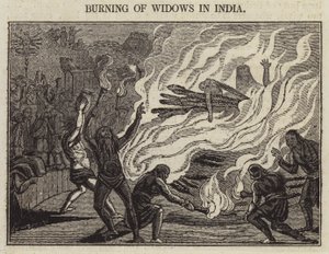 Rogo delle vedove in India da English School