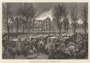 Incendio del manicomio a Montreal, Canada da English School