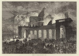 Incendio del vecchio teatro dell