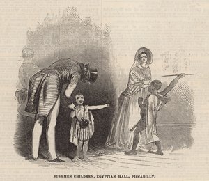 Bambini boscimani, Egyptian Hall da English School