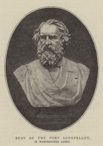 Busto del poeta Longfellow, nell