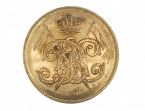 Bottone, 9º Reggimento dei Lancieri del Bengala, pre-1901 da English School