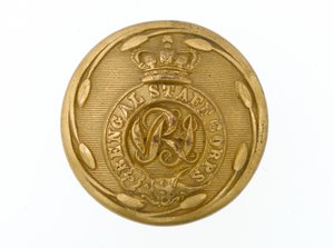 Bottone, Corpo di Stato Maggiore del Bengala, 1876-1891 da English School
