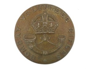 Bottone, Bombay Volunteer Rifles, 1901-1947 da English School