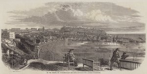 Al mare, Baia di Scarborough (incisione) da English School