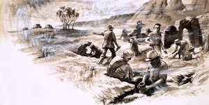 Byron Khun de Prorok scavò il sito di sepoltura della Tomba di Tin Hinan da English School
