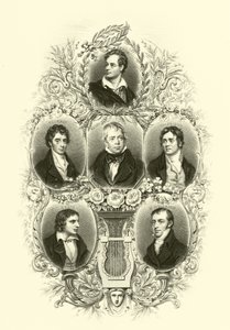 Byron, Southey, Scott, Coleridge, Keats, Montgomery da English School