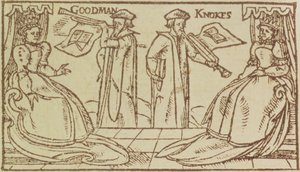 John Knox e Christopher Goodman arringano la regina Maria di Scozia