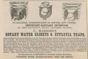 Rotary Water Closets e Effluvia Traps di C Marsden da English School