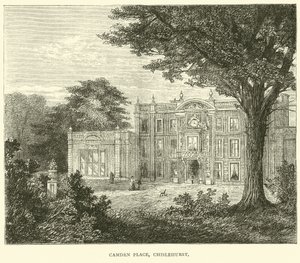 Camden Place, Chislehurst, settembre 1870 da English School