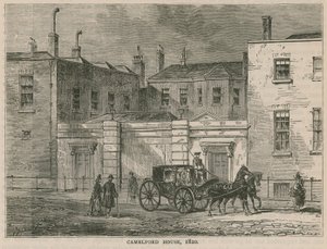 Camelford House, Londra, 1820 da English School