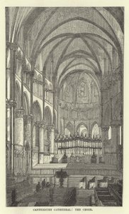 Cattedrale di Canterbury, il coro da English School