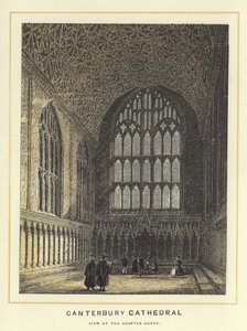 Cattedrale di Canterbury, vista della sala capitolare da English School