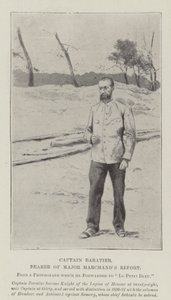 Capitano Baratier, portatore del rapporto del Maggiore Marchand (litografia)