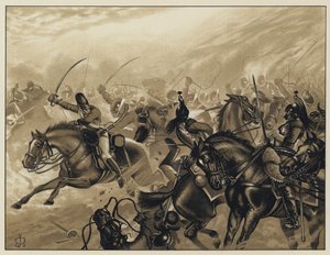 Capitano Norman Ramsay e la sua Batteria di Artiglieria a Cavallo a Fuentes D