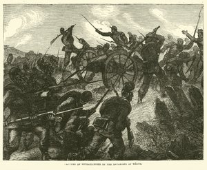 Cattura delle mitragliatrici da parte dei bavaresi a Worth, agosto 1870 da English School