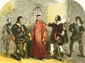Il cardinale Wolsey arrestato per alto tradimento da English School