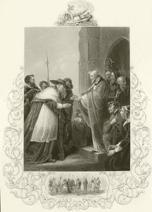 Il cardinale Wolsey entra nell