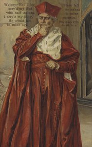Cardinale Wolsey, da Enrico VIII di Shakespeare da English School