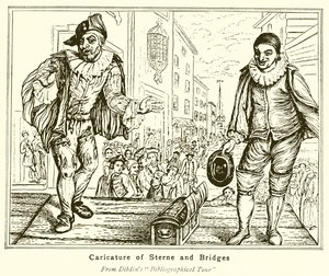 Caricatura di Sterne e Bridges da English School