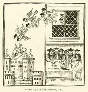 Caricatura dei vescovi, 1642 da English School