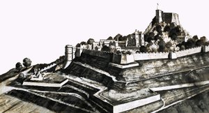 Il castello di Carisbrooke sull