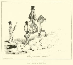 Carle Vernet a cavallo da English School