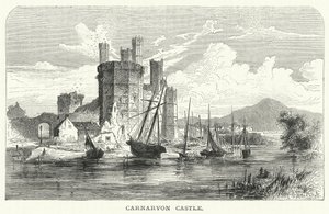 Castello di Caernarfon (incisione)