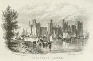 Castello di Carnarvon, Galles del Nord da English School