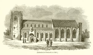 Cattedrale di Dunkeld, nel 1660 da English School