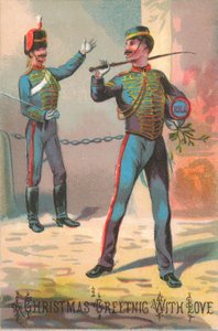 Cavalleria (militare), cartolina di Natale da English School