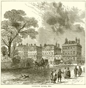 Cavendish Square, 1820 da English School