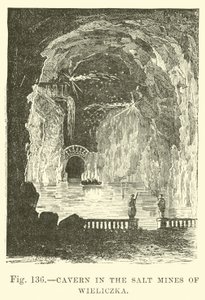 Caverna nelle miniere di sale di Wieliczka