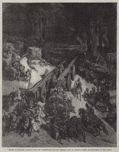 "Cedri del Libano destinati alla costruzione del Tempio," Una delle illustrazioni della Bibbia di Gustave Doré da English School