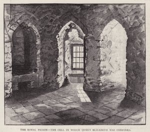 Cella nella Torre di Londra in cui la futura Regina Elisabetta I fu imprigionata nel 1554 durante il regno della sua sorellastra Maria I da English School