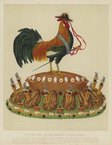 Piatto centrale - le coq gallant (a votre service) da English School