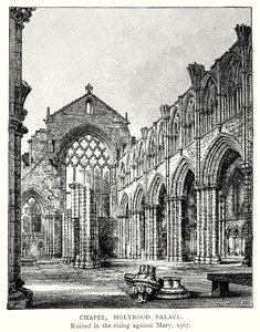 Cappella, Palazzo Holyrood (incisione)