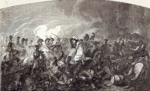 Carica della Brigata Pesante di Lord Somerset a Waterloo e totale disfatta dell
