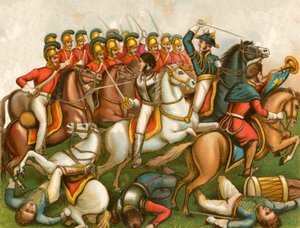 Carica delle Guardie, Waterloo da English School