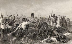 Carica degli Highlanders prima di Cawnpore sotto il generale Havelock, da 
