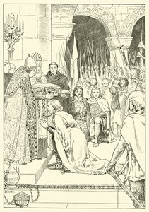 Carlo Magno incoronato a San Pietro da English School