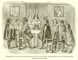 Carlo II e gli Ambasciatori Inglesi all