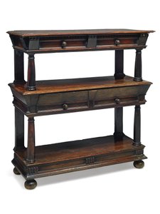 Credenza di corte di Carlo II, fine XVII secolo