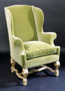 Sedia alata dorata di Carlo II, fine XVII secolo