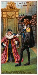 Carlo I che chiede la resa dei cinque membri da English School
